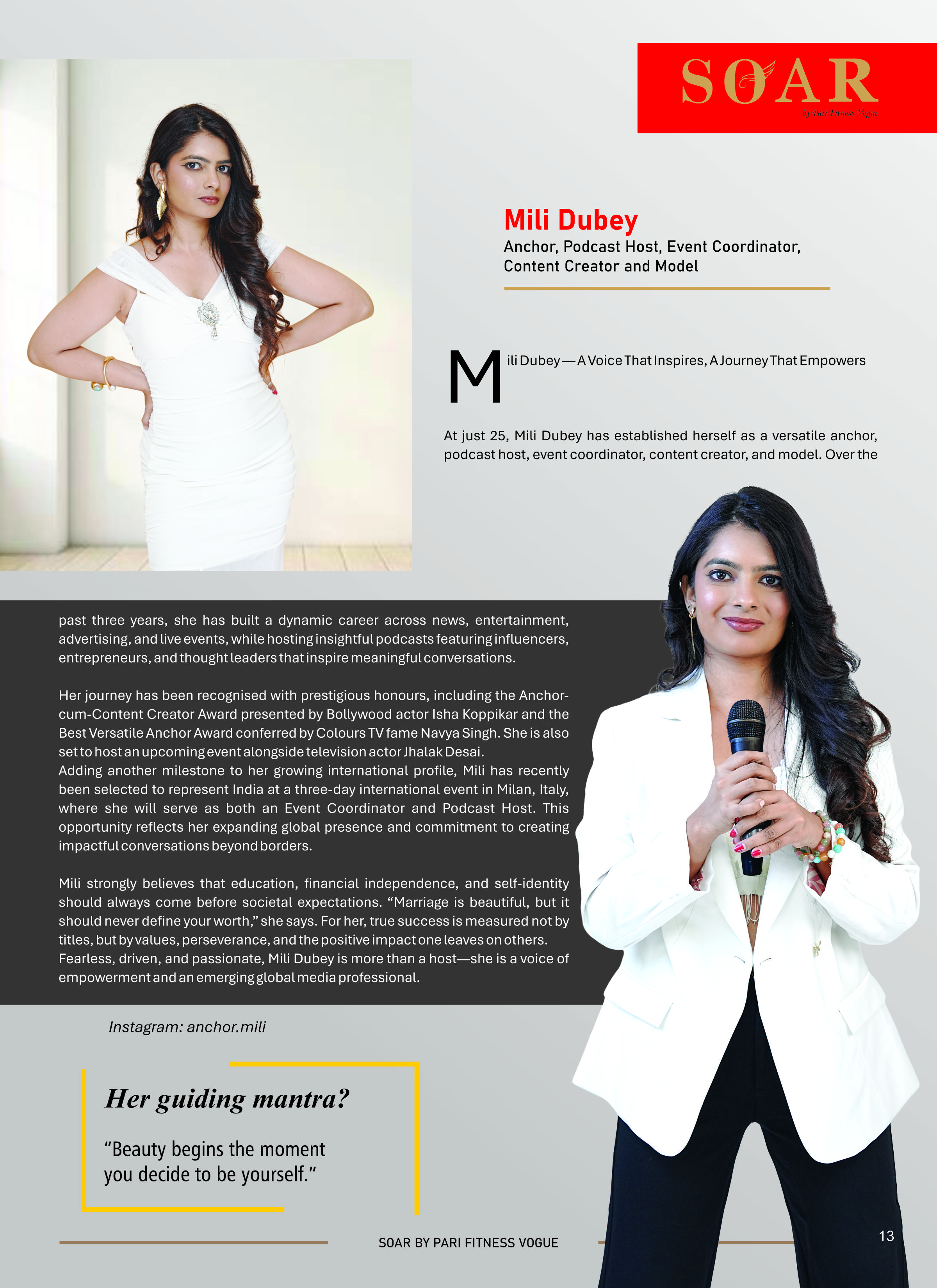 Page 11 - SOAR – Top 25 Leading Women Print Magazine / PDF Edition 2