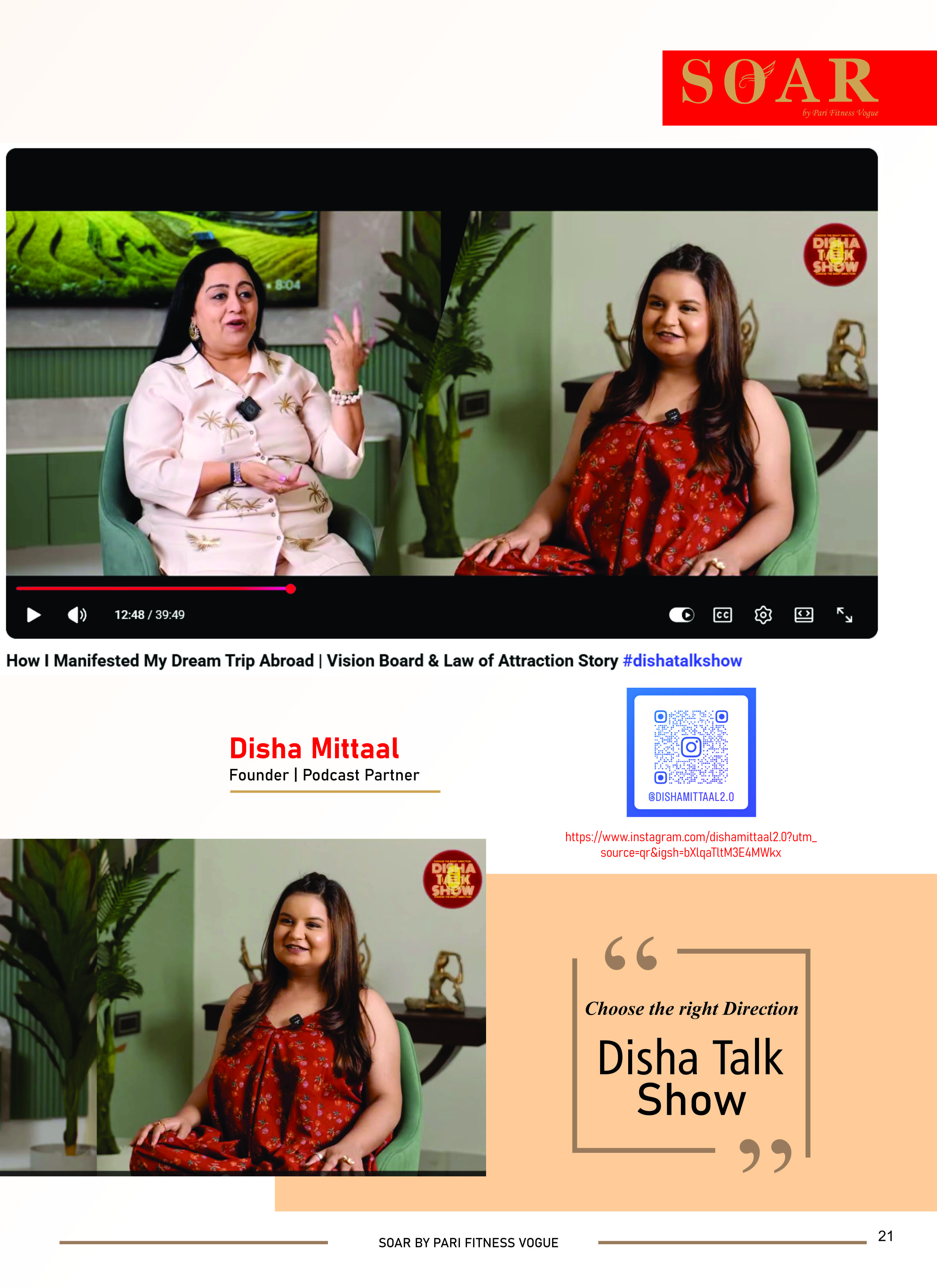 Page 19 - SOAR – Top 25 Leading Women Print Magazine / PDF Edition 2